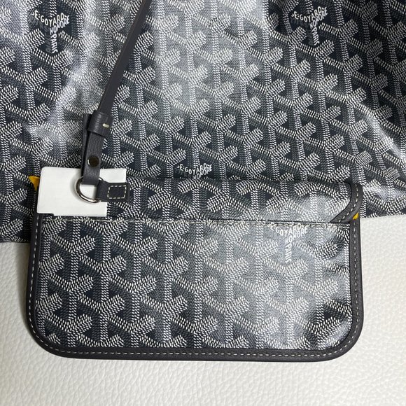 Brand New w/ Tags - Grey Goyard Saint Louis PM Reversible Tote - Picture 7 of 12